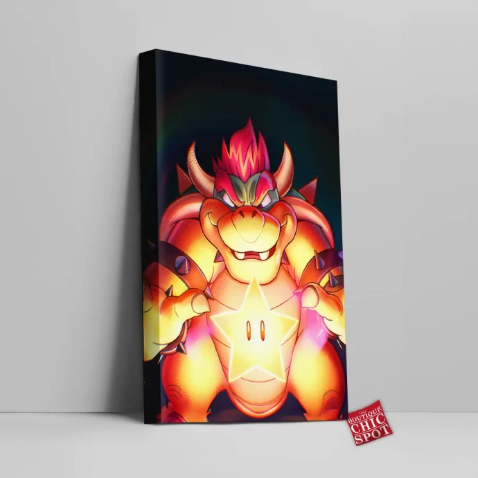 Bowser Canvas Wall Art