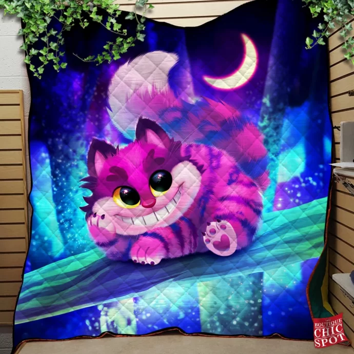 Cheshire Cat Quilt Blanket