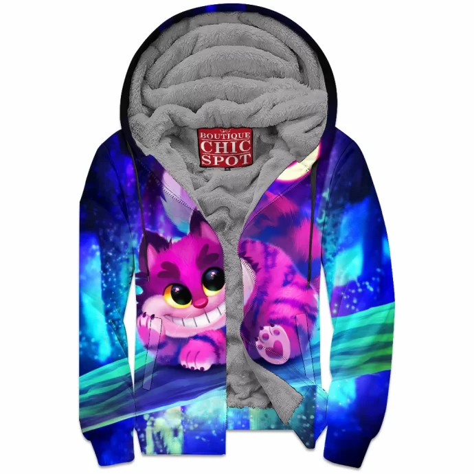 Cheshire Cat Zip Fleece Hoodie