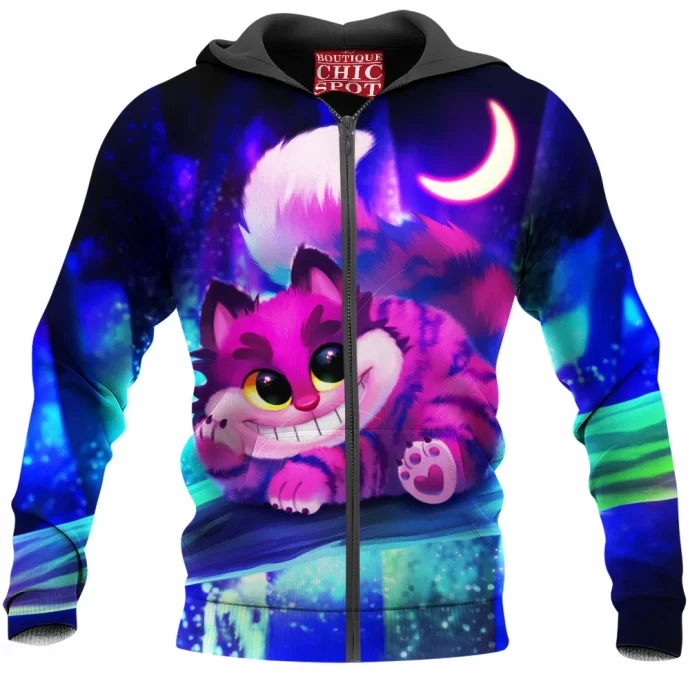 Cheshire Cat Zip Hoodie