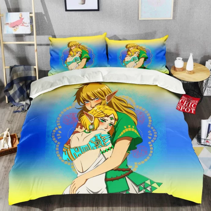 Link Zelda Legend Of Zelda Tears Of The Kingdom Bedding Set