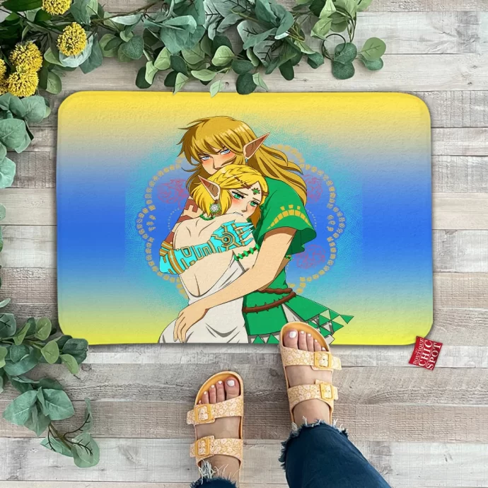 Link Zelda Legend Of Zelda Tears Of The Kingdom Doormat