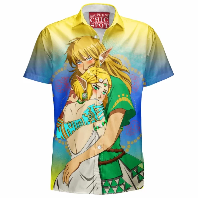 Link Zelda Legend Of Zelda Tears Of The Kingdom Hawaiian Shirt