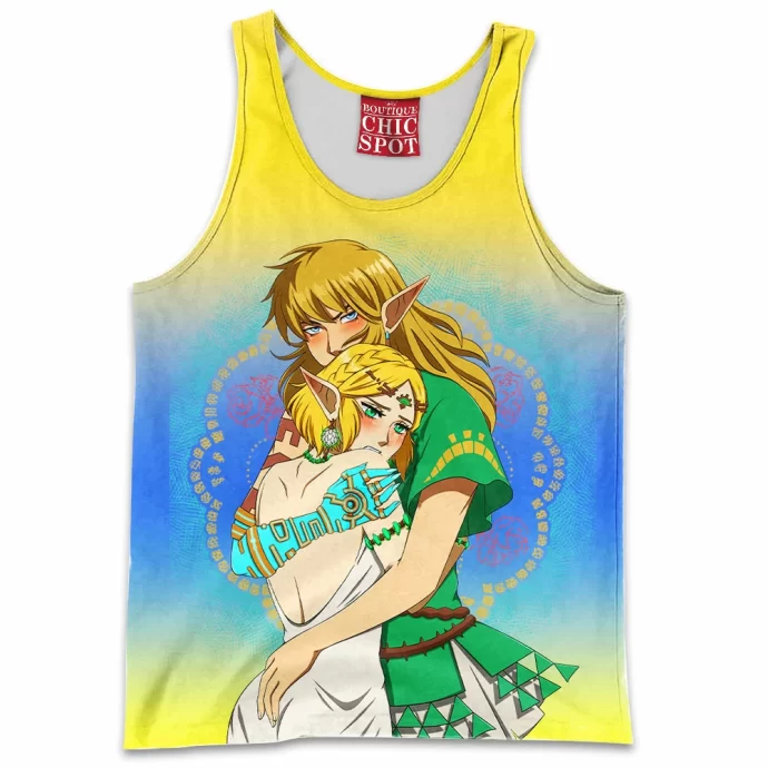 Link Zelda Legend Of Zelda Tears Of The Kingdom Tank Top