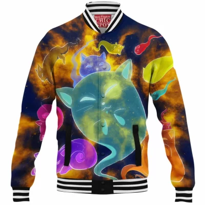 Cat Baseball-Jacket