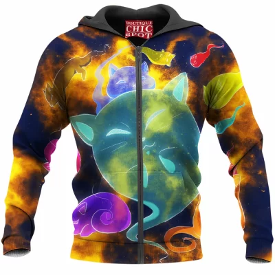 Cat Zip-Hoodie