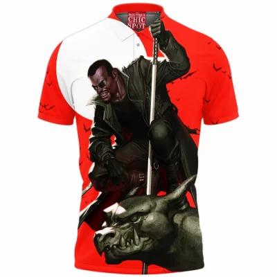 Fantasy Polo Shirt, Vampire Polo Shirt