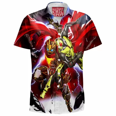Movie Hawaiian-Shirt, Kamen Rider Hawaiian-Shirt, Sci-Fi Hawaiian-Shirt