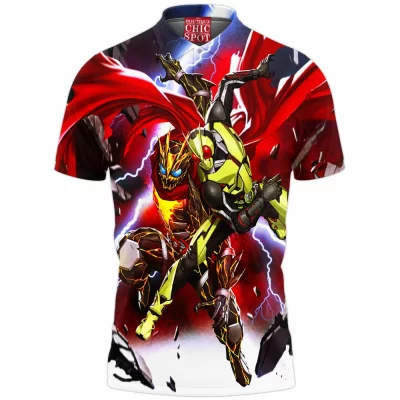Movie Polo Shirt, Kamen Rider Polo Shirt, Sci-Fi Polo Shirt