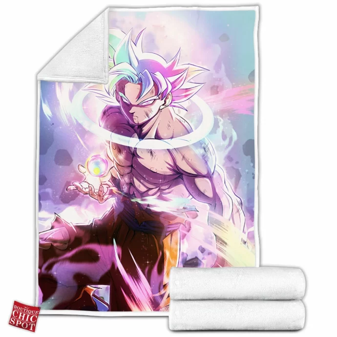 Son Goku Fleece Blanket