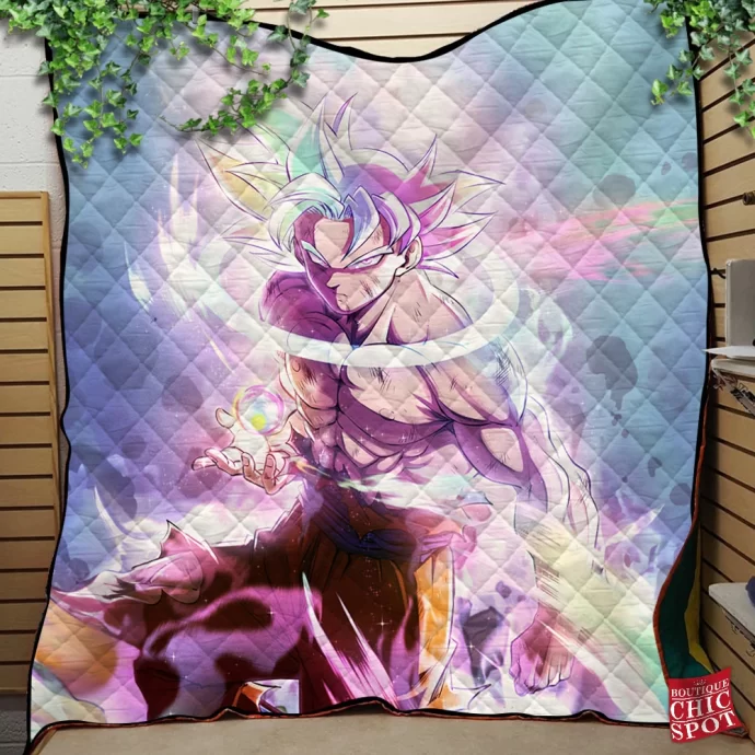 Son Goku Quilt Blanket