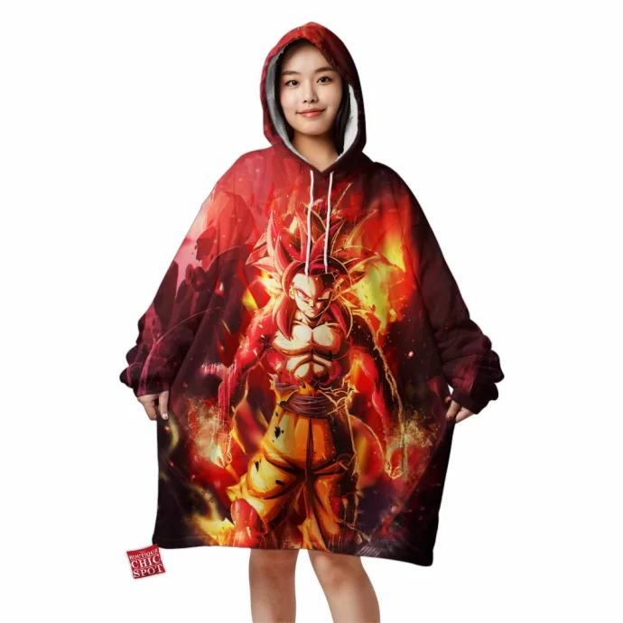 Son Goku Ssj4 Blanket Hoodie