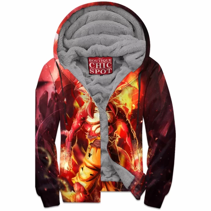 Son Goku Ssj4 Zip Fleece Hoodie