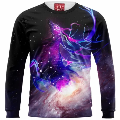 Animal Sweatshirt, Galaxy Sweatshirt