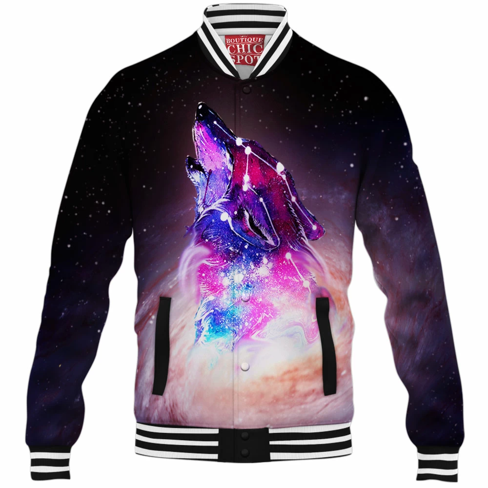 Wolf Baseball-Jacket 1 Q HUY Boutique 3442 Baseball Jacket