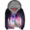 Wolf Zip-Fleece-Hoodie