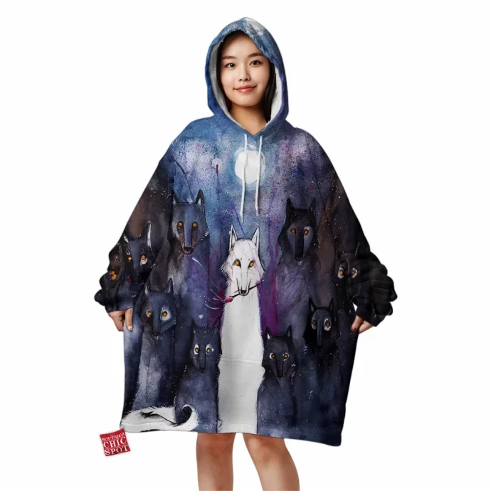 Alpha Wolf Blanket Hoodie