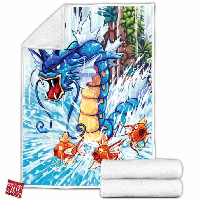 Gyarados Fleece Blanket