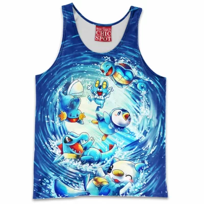 Anime Tank-Top, Water Pokemon Tank-Top