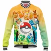 Anime Baseball-Jacket, Pokemon Baseball-Jacket