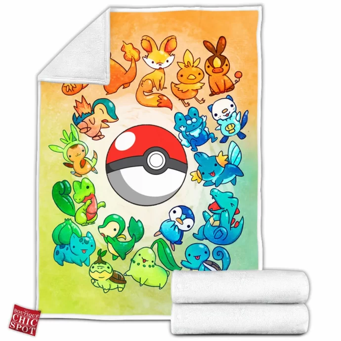 Pokemon Fleece Blanket