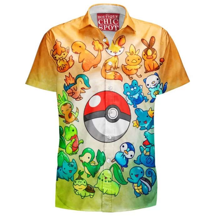 Pokemon Hawaiian Shirt