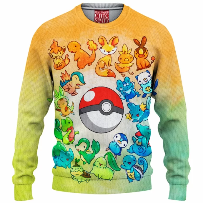 Pokemon Knitted Sweater