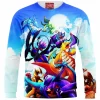 Anime Zip Sweatshirt, Dragon Pokemon Zip Sweatshirt