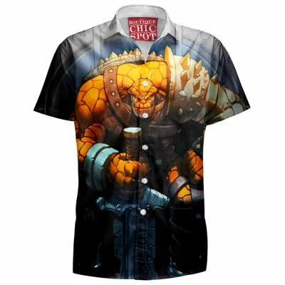 Comic Hawaiian-Shirt, The Thing Hawaiian-Shirt, Fantastic Four Hawaiian-Shirt, Ben Grimm Hawaiian-Shirt