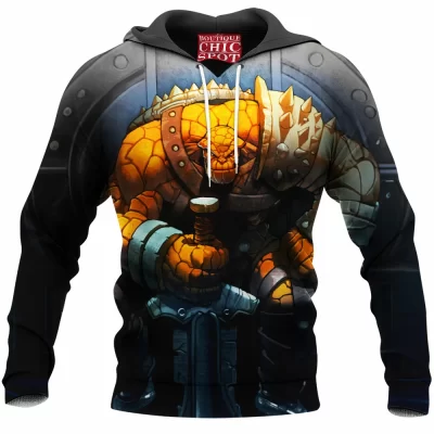 Comic Hoodie, The Thing Hoodie, Fantastic Four Hoodie, Ben Grimm Hoodie
