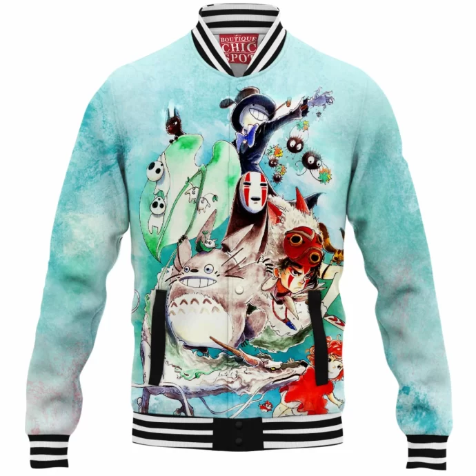 Ghibli Baseball Jacket