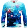 Anime Zip Sweatshirt, Water Pokemon Zip Sweatshirt, Popplio Zip Sweatshirt