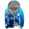 Anime Zip-Fleece-Hoodie, Popplio Zip-Fleece-Hoodie, Pokemon Zip-Fleece-Hoodie