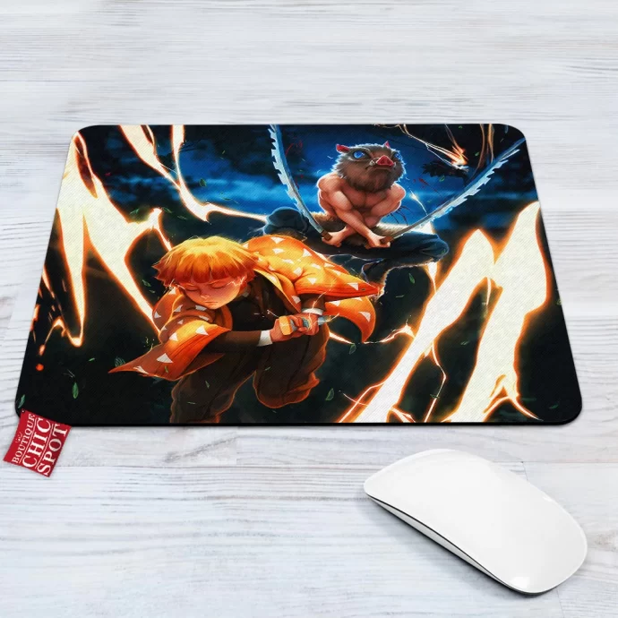 Zenitsu And Inosuke Mouse Pad