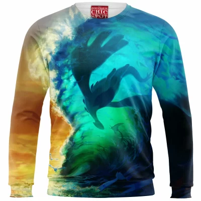 Pokemon Zip Sweatshirt, Anime Zip Sweatshirt, Lugia Zip Sweatshirt