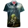 Wolf Link Hawaiian-Shirt, Game Hawaiian-Shirt, The Legend of Zelda Hawaiian-Shirt