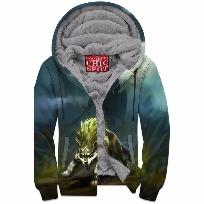 Wolf Link Zip Fleece Hoodie