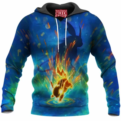 Anime Hoodie, Pikachu Hoodie, Pokemon Hoodie