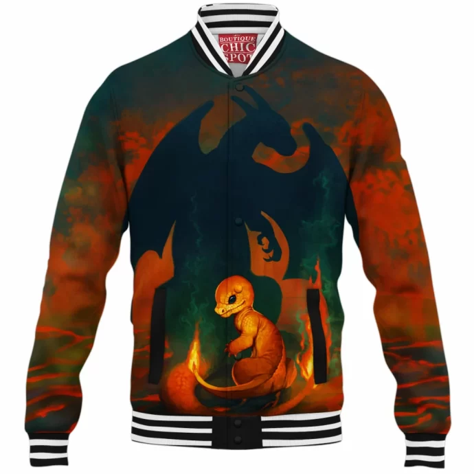 Charmander Baseball Jacket