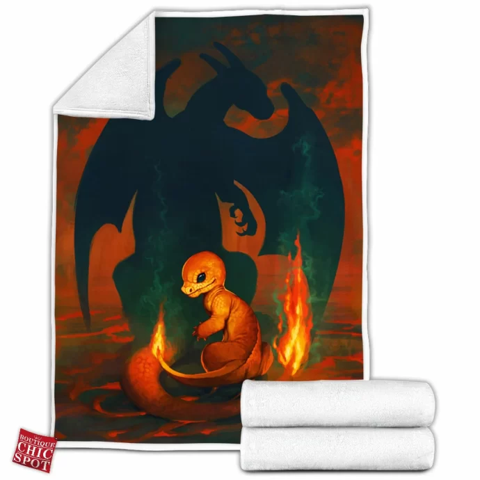 Charmander Fleece Blanket