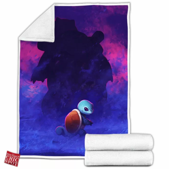 Squirtle Fleece Blanket