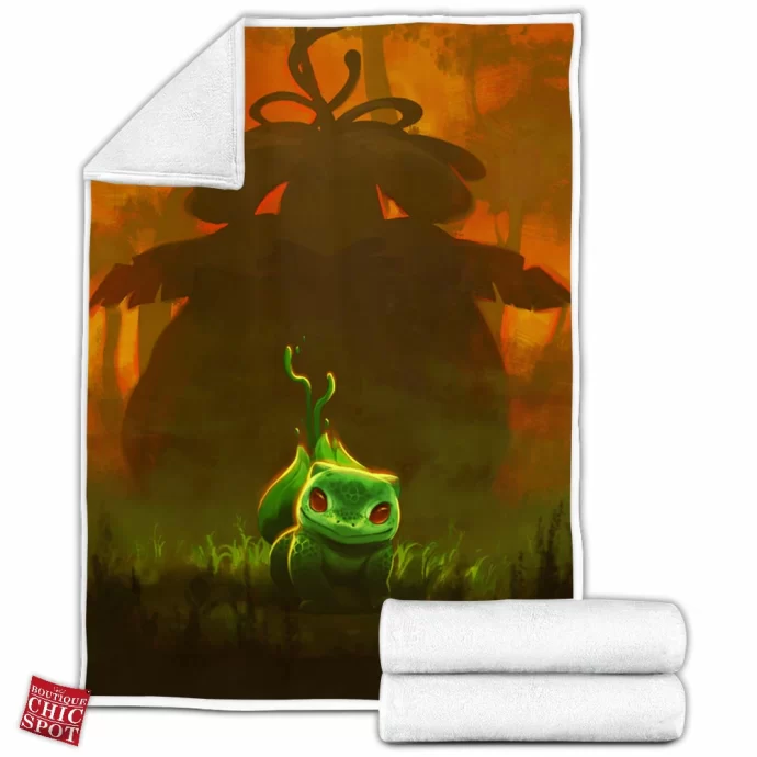 Bulbasaur Fleece Blanket