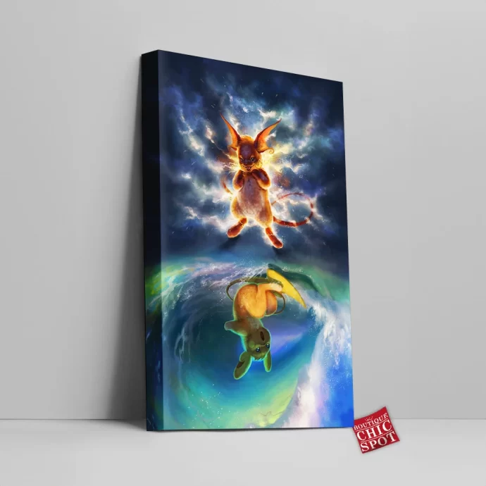 Raichu Canvas Wall Art