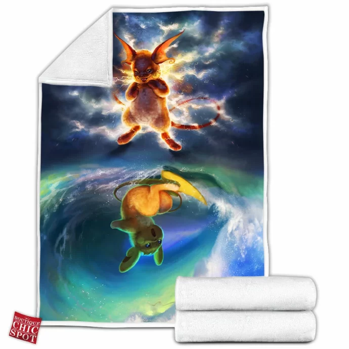 Raichu Fleece Blanket