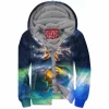 Anime Zip-Fleece-Hoodie, Pokemon Zip-Fleece-Hoodie, Raichu Zip-Fleece-Hoodie