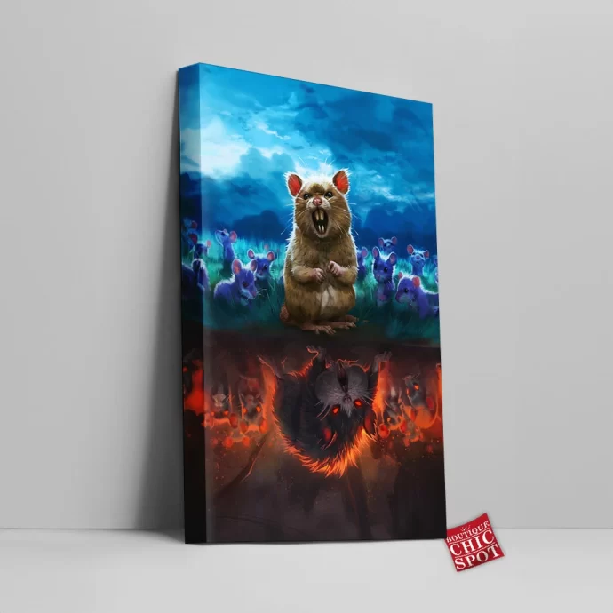 Raticate Canvas Wall Art