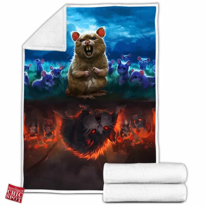 Raticate Fleece Blanket