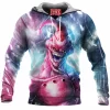 Anime Fleece-Hoodie, Dragon Ball Fleece-Hoodie, Majin Buu Fleece-Hoodie