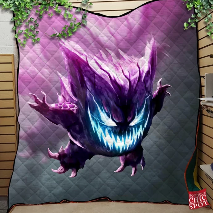 Gengar Quilt Blanket