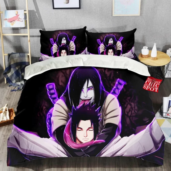 Sasuke And Orochimaru Bedding Set